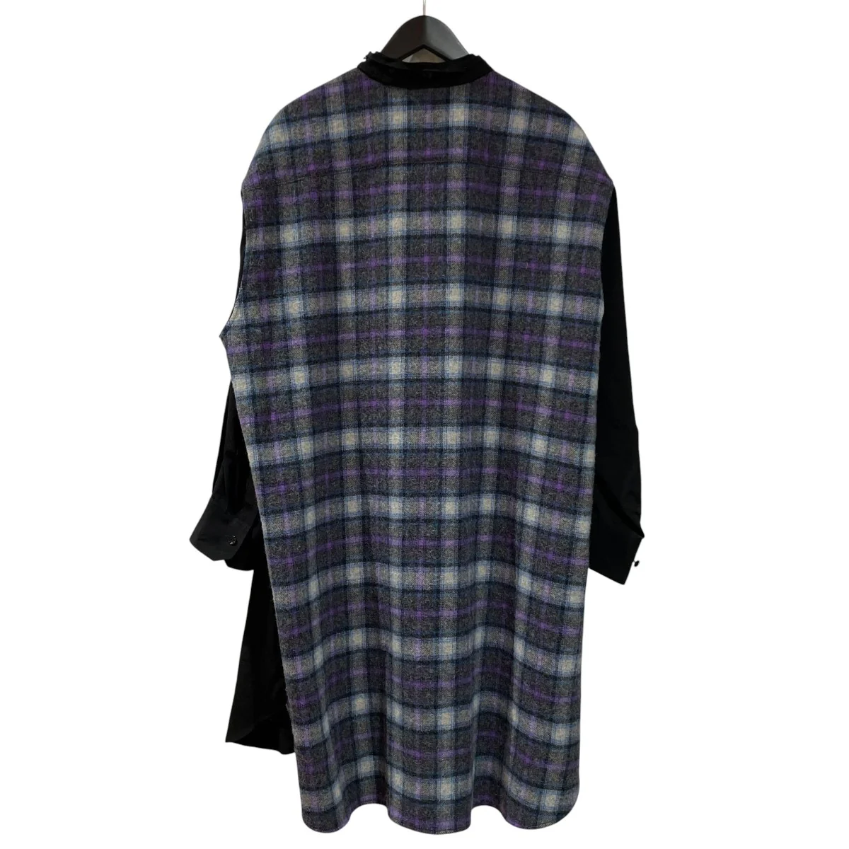 COMBINATION SHIRTトリアセテート、ウール長袖シャツgo b08 800 - Image 2