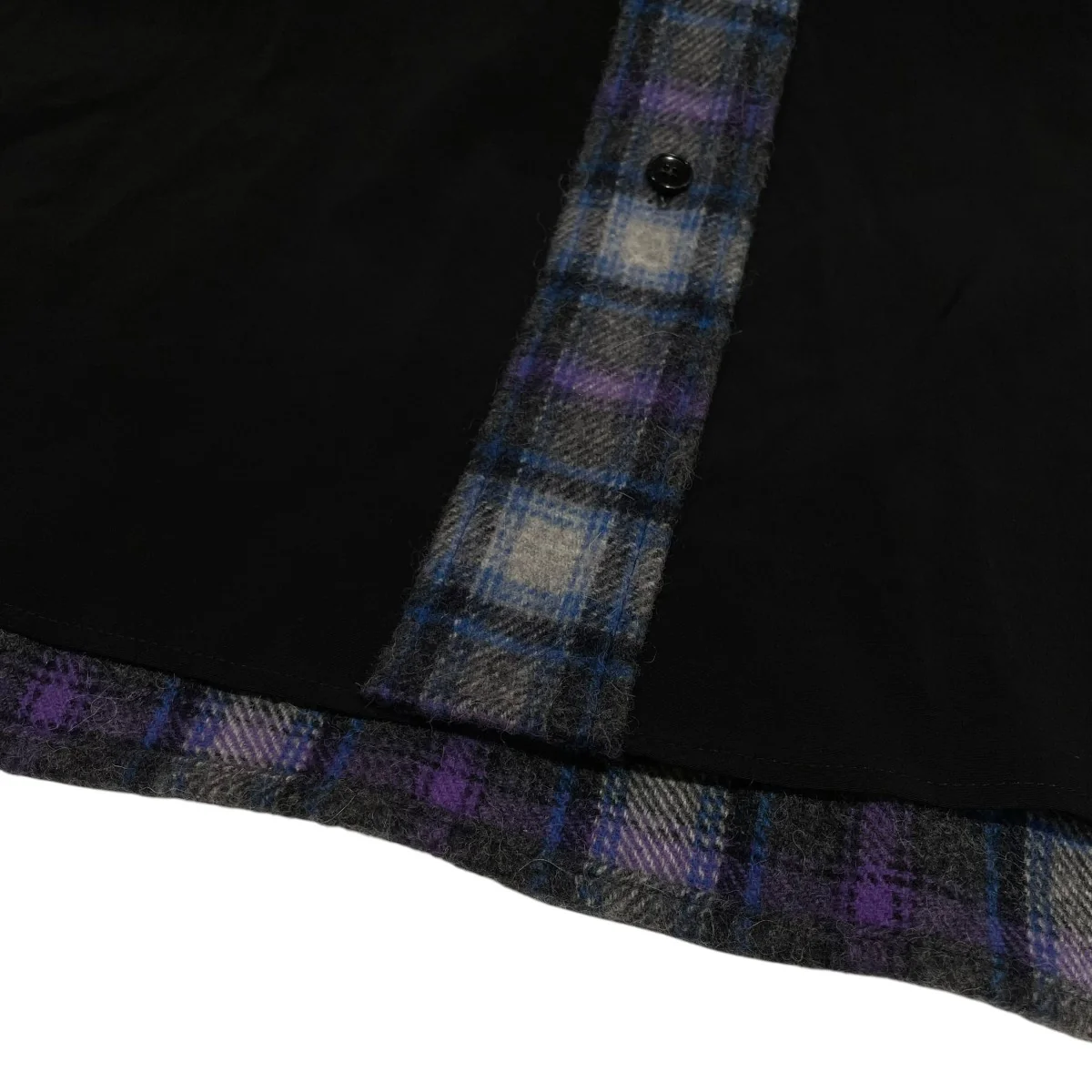 COMBINATION SHIRTトリアセテート、ウール長袖シャツgo b08 800 - Image 5