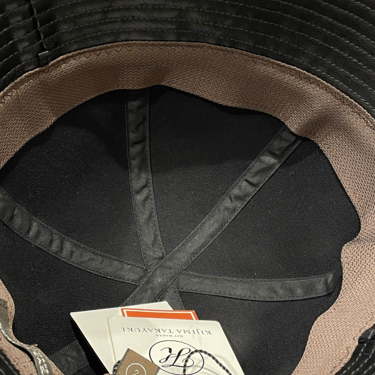 APPLE LEATHER SAILOR HATハットW-222839 - Image 3
