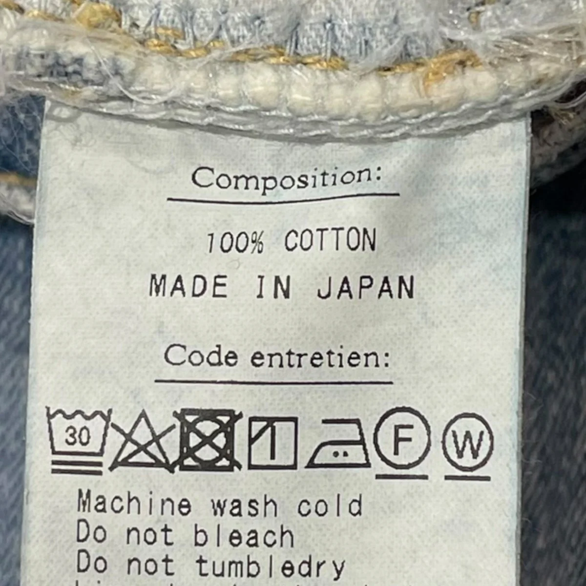 24SSWashed Denim Pantsデニムパンツ24SAP-04-10H - Image 7