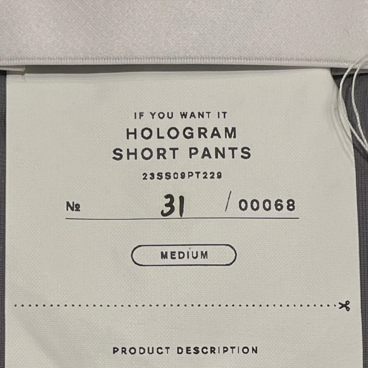 HOLOGRAM SHORT PANTSハーフパンツ23SS09PT229 - Image 6
