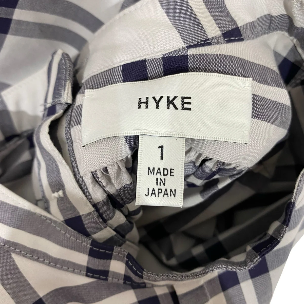CHECKED BIB FRONT SHIRT DRESS202-15117 - Image 7