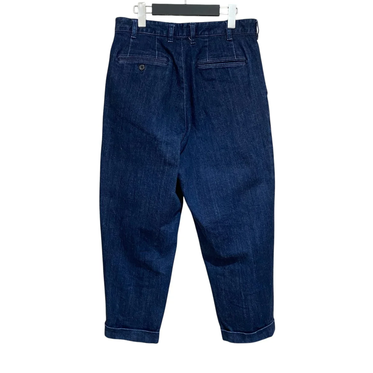 2 Pleats Tapered Denimタックパンツ38-23-0104-578 - Image 2