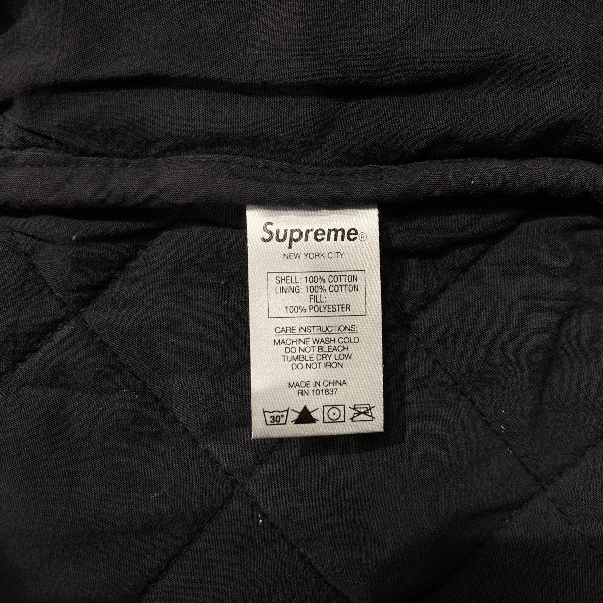 19AW/Quilted Plaid Zip Up Shirts - Image 6