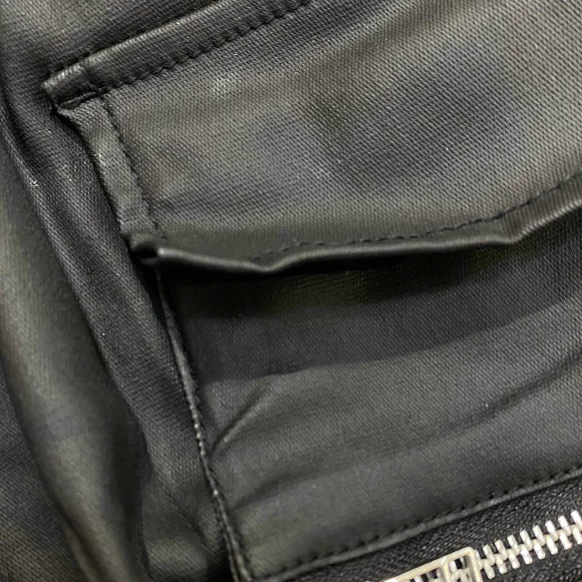 COATING FRONT ZIP PANTS23A-PTL025-DS - Image 6