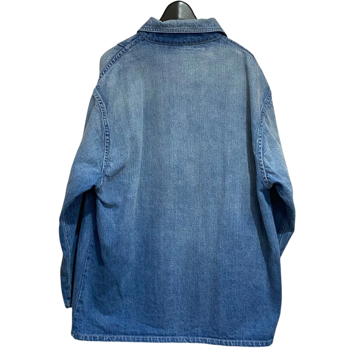 SELVEDGE FADED LIGHT DENIM P／O SHIRTA25SP05DE - Image 2