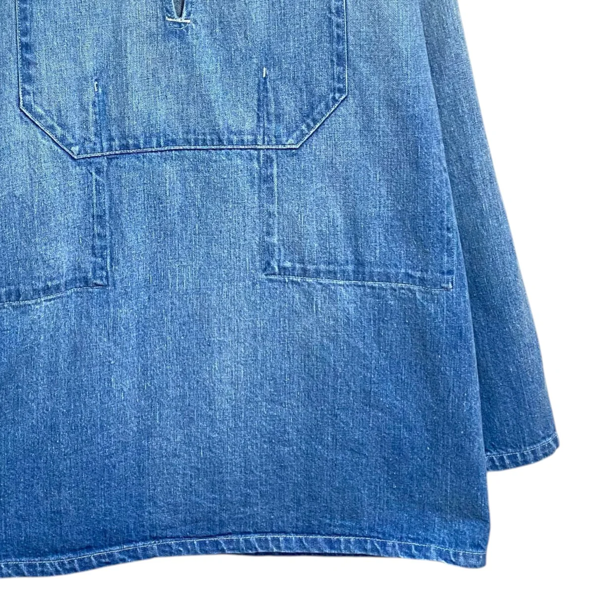 SELVEDGE FADED LIGHT DENIM P／O SHIRTA25SP05DE - Image 4