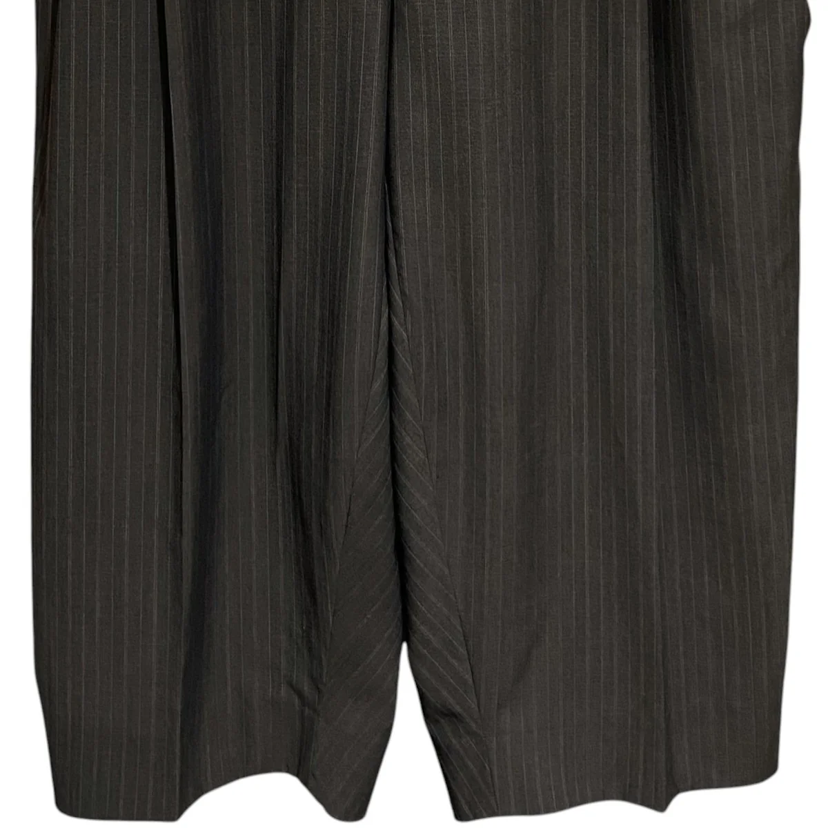 Sheer stripe suiting side tuck widepants1545105013 - Image 4
