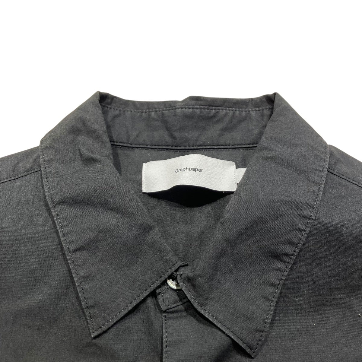 Stretch Typewriter S S Oversized Shirt半袖シャツGM222-50017B - Image 5