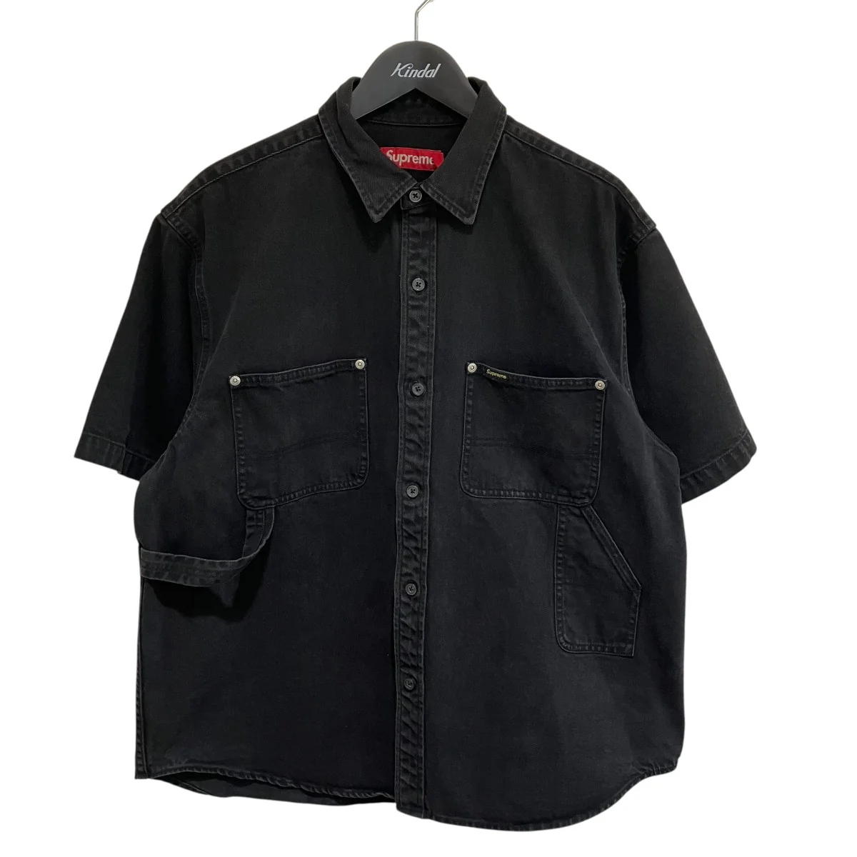 24SSLoose Fit Denim Painter Shirt半袖デニムシャツ