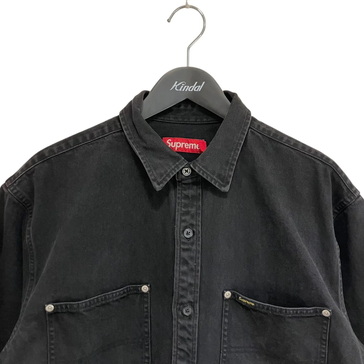 24SSLoose Fit Denim Painter Shirt半袖デニムシャツ - Image 3