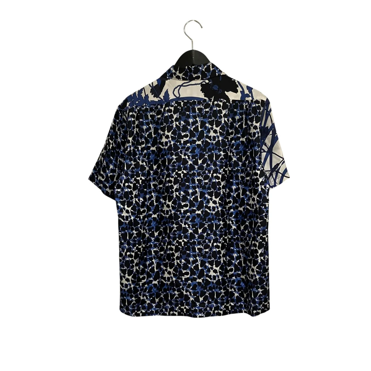 シルク半袖総柄シャツ302-065-10 - Image 2