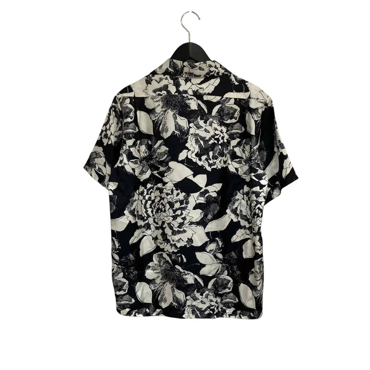 シルク半袖総柄シャツ302-077-03 - Image 2