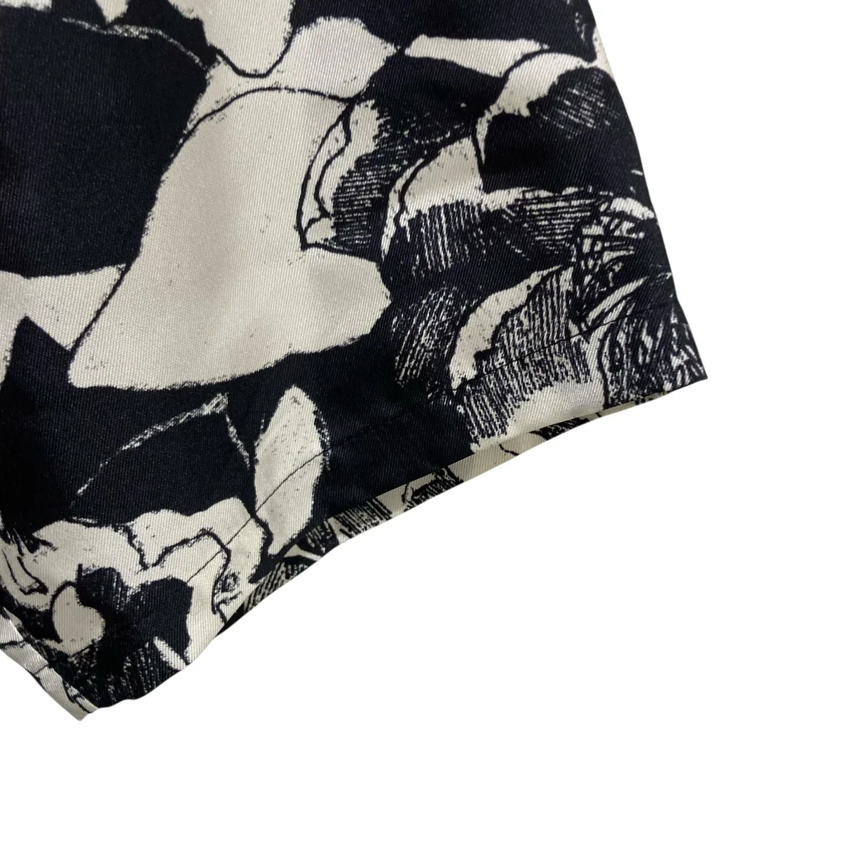 シルク半袖総柄シャツ302-077-03 - Image 4