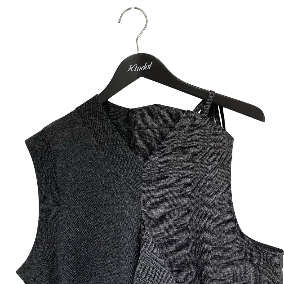 WOVEN×Knitベスト300GA270-0660 - Image 3
