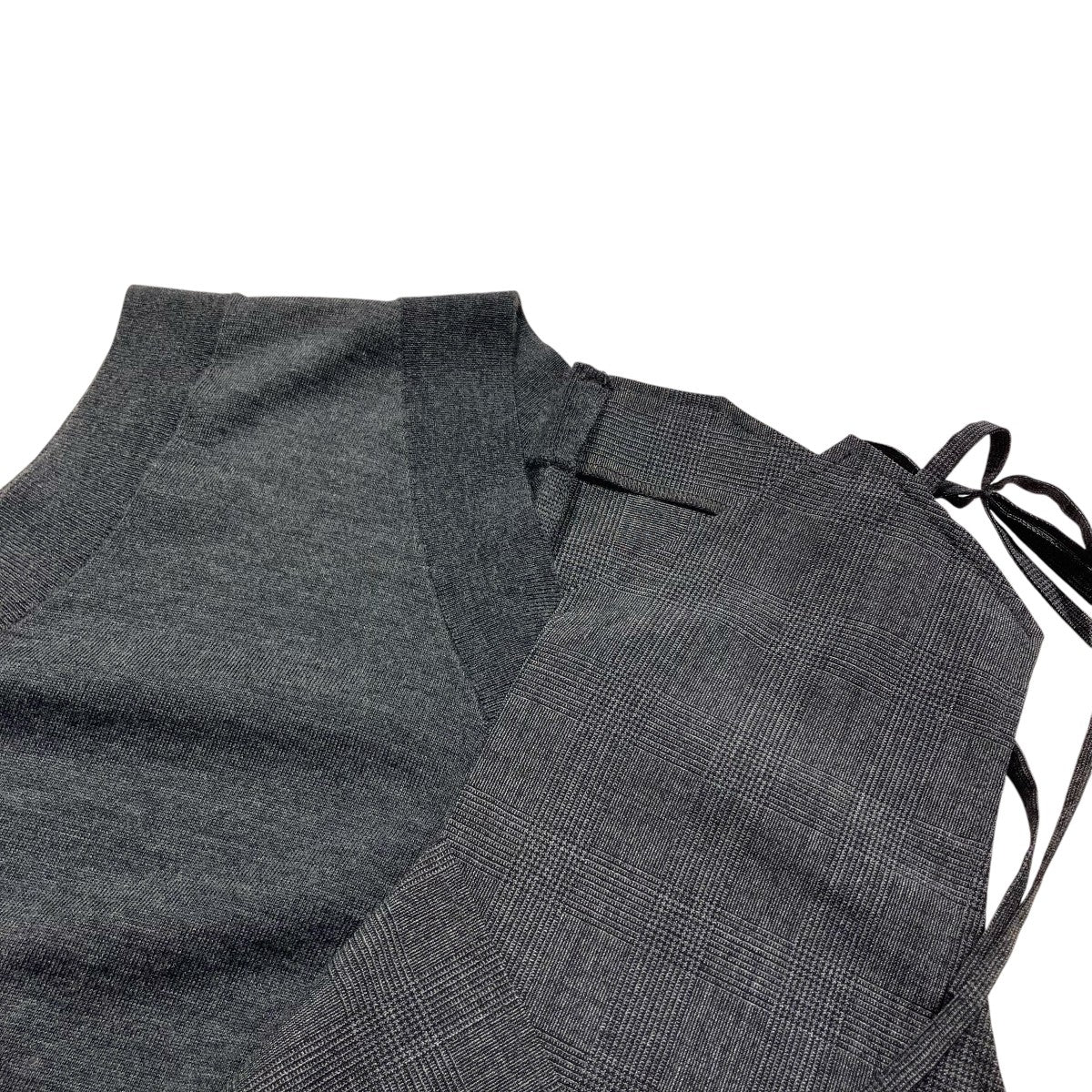 WOVEN×Knitベスト300GA270-0660 - Image 4
