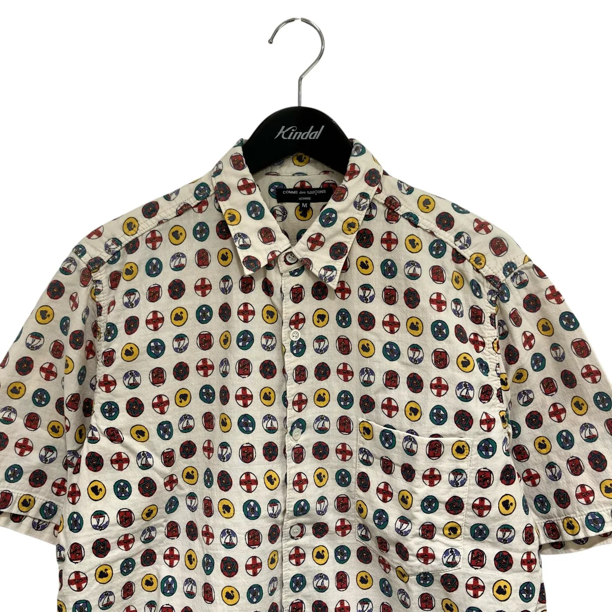 半袖総柄シャツHM-B015 - Image 3