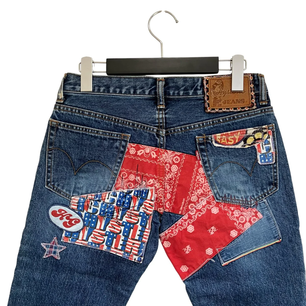 パッチワーククロップドパンツデニムパンツ2AP-3353 - Image 4