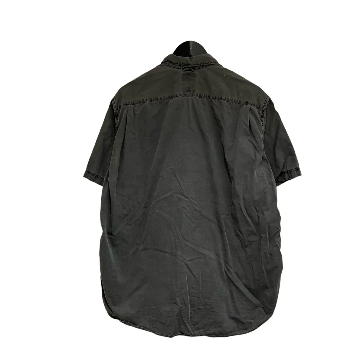 ARTISAN S S SHIRT COTTON BROAD CHARCOAL DYED半袖シャツHB-S3702 - Image 2