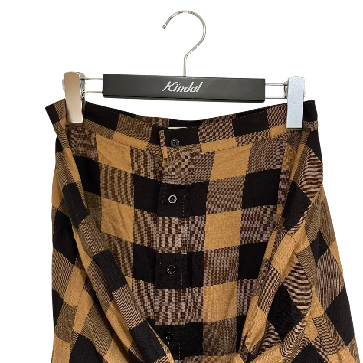 25AWRAYON PLAID SHIRT INSPIRED SKIRTスカート252-14163 - Image 3