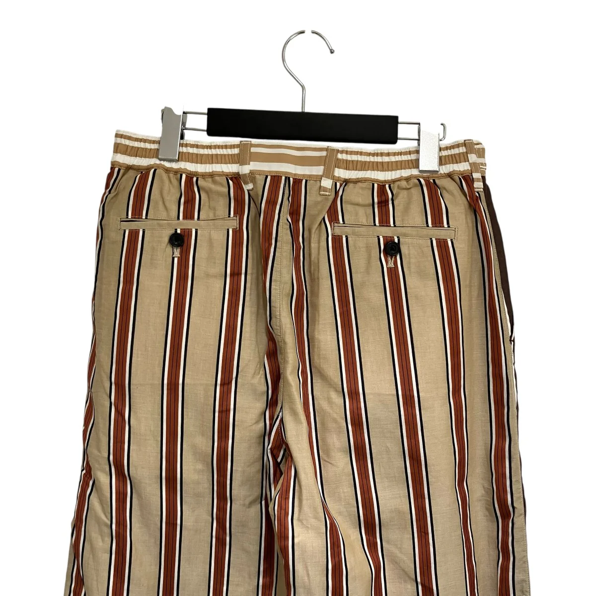 JAPANESE STRIPE TUCK TROUSERSスラックスCOTDPT-319 - Image 4