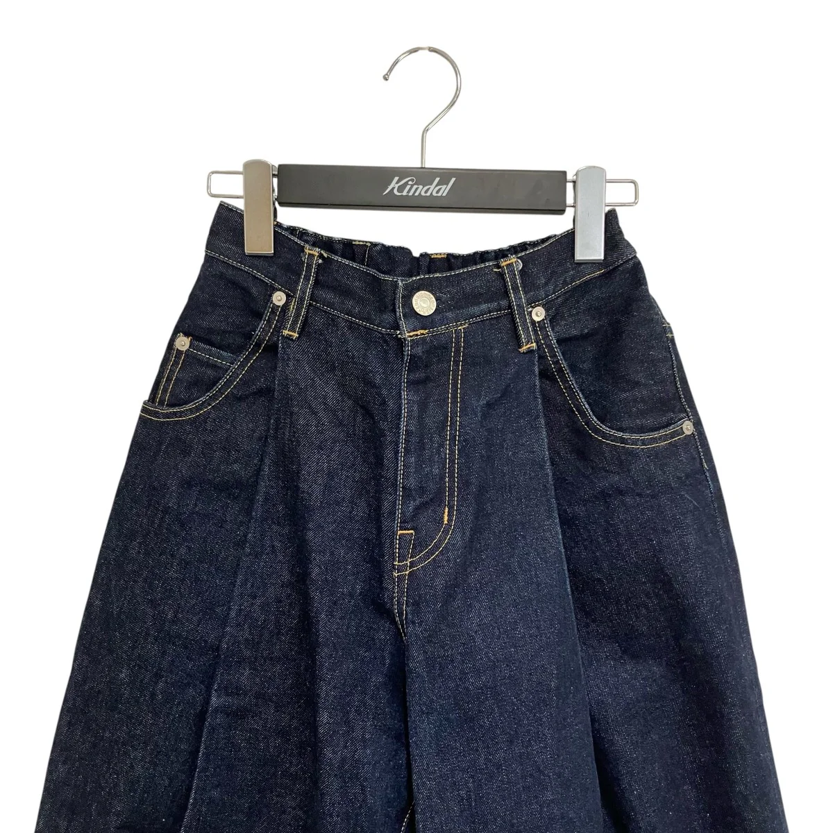 Wide denim slacks “Rigid”デニムパンツNO343 - Image 3