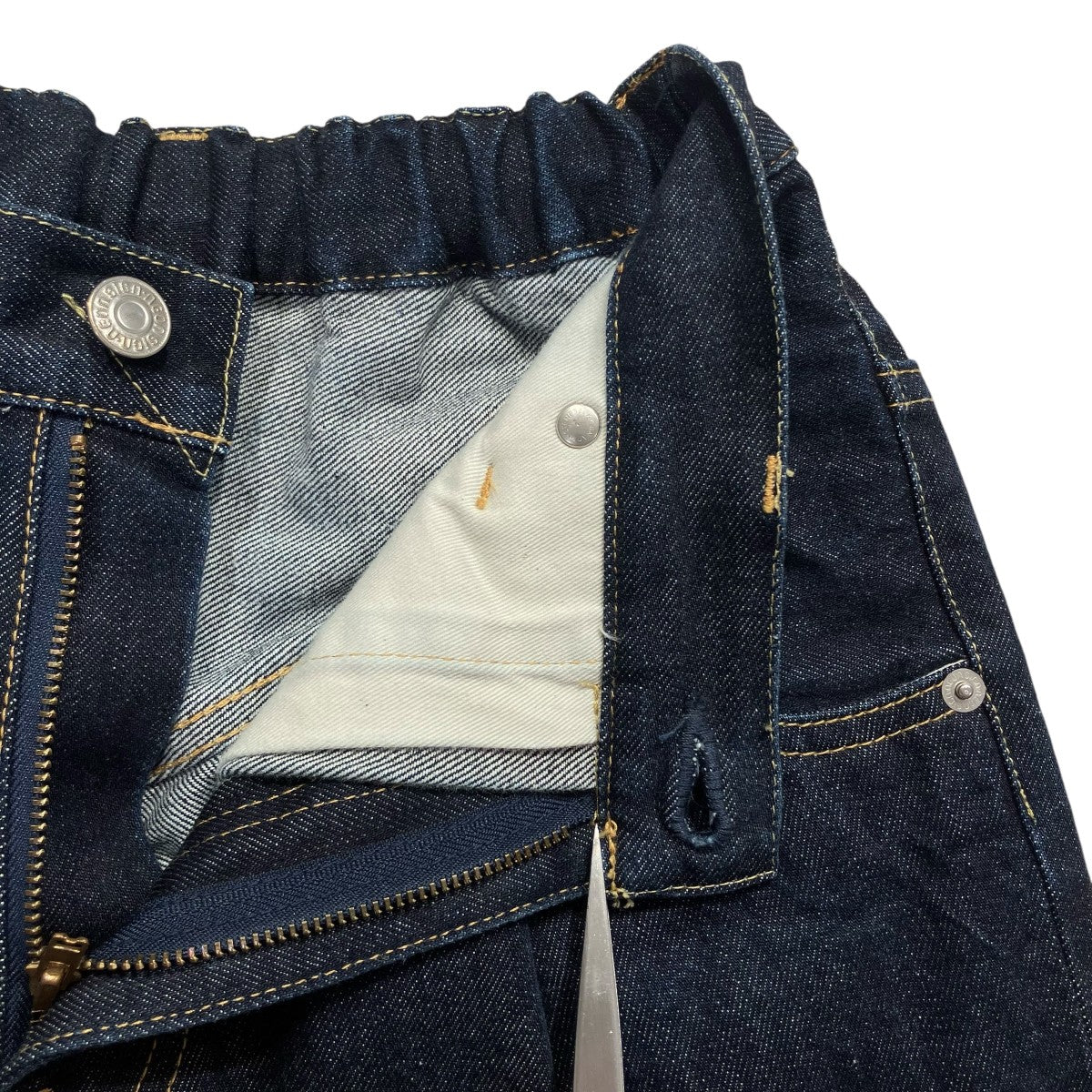 Wide denim slacks “Rigid”デニムパンツNO343 - Image 5