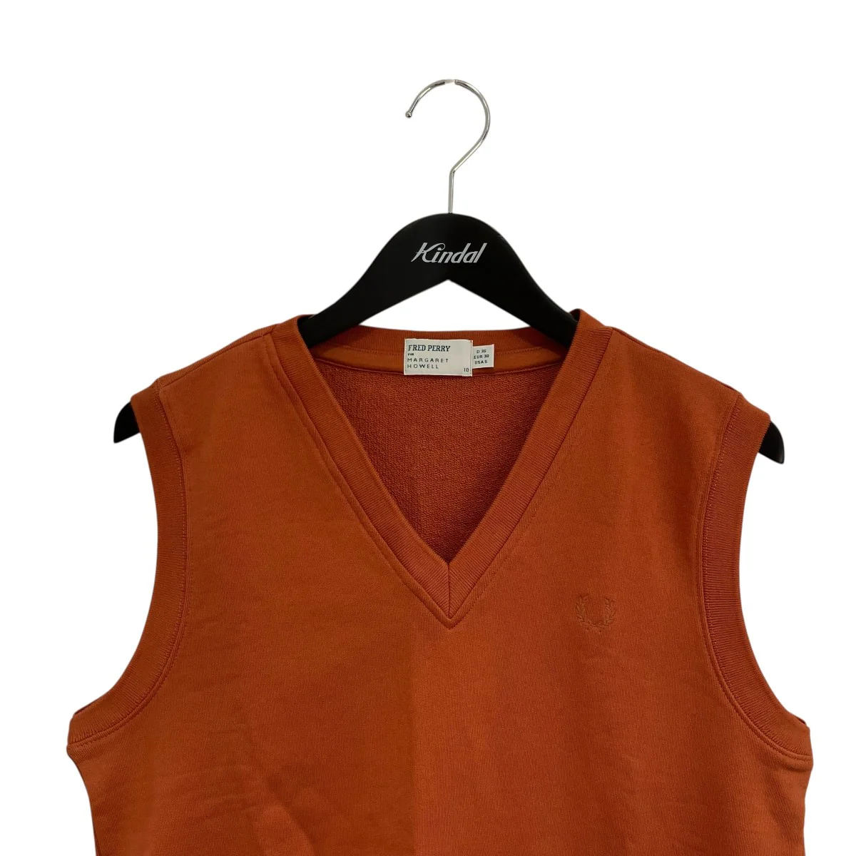 LIGHT COTTON LOOPBACK SLIPOVER ORANGEベスト578-3267001 - Image 3