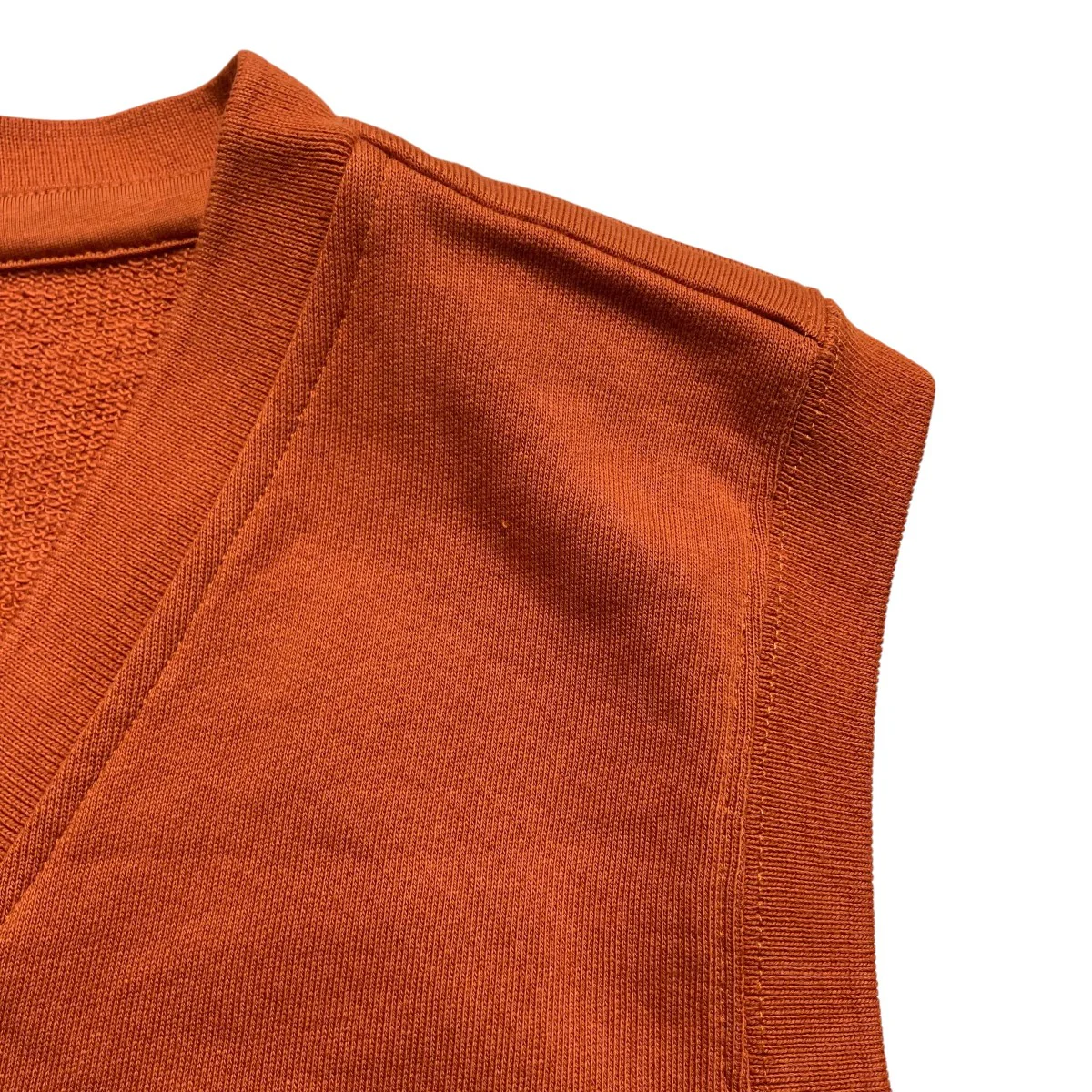 LIGHT COTTON LOOPBACK SLIPOVER ORANGEベスト578-3267001 - Image 4