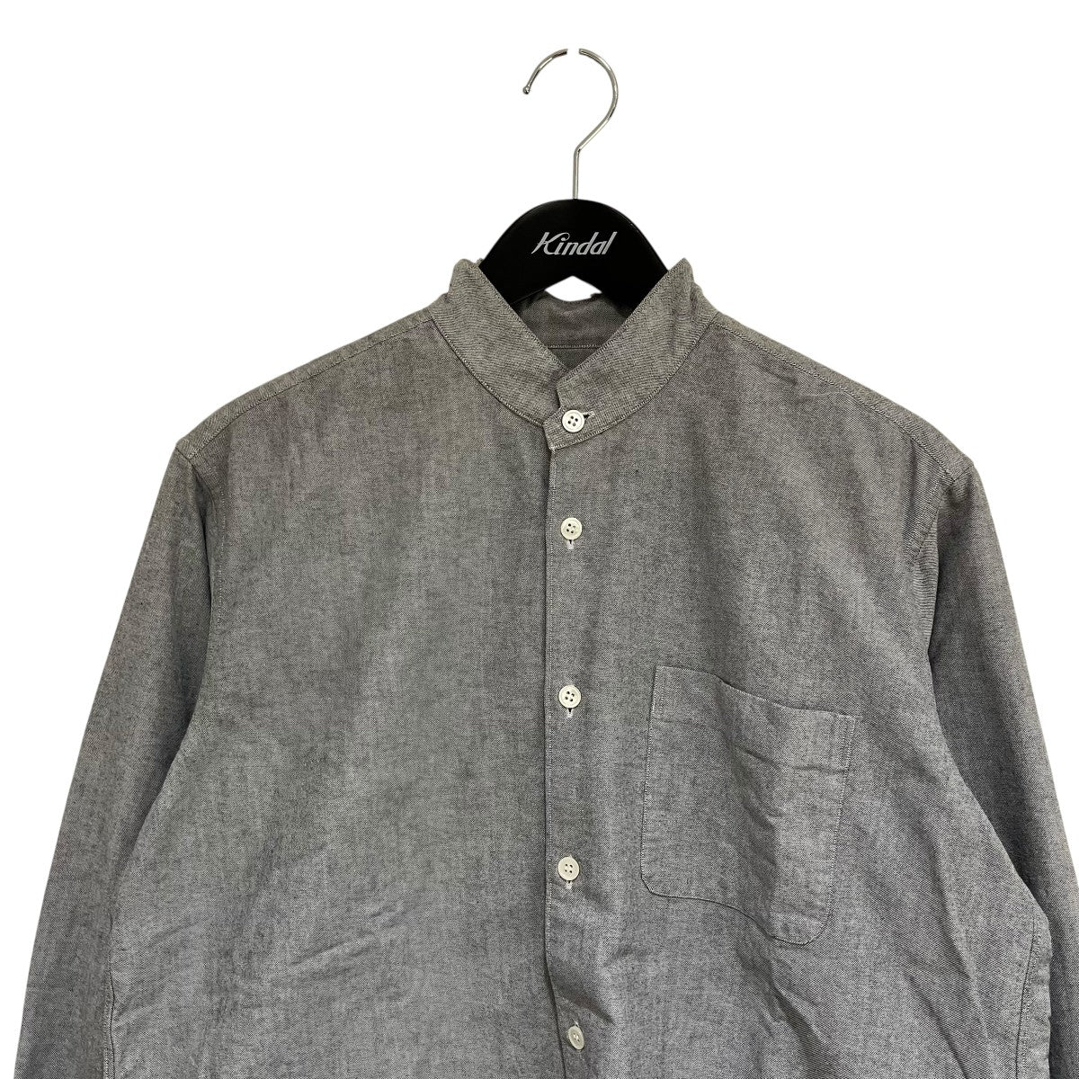 Mao Collar OxfordスタンドカラーシャツW2101160 - Image 3