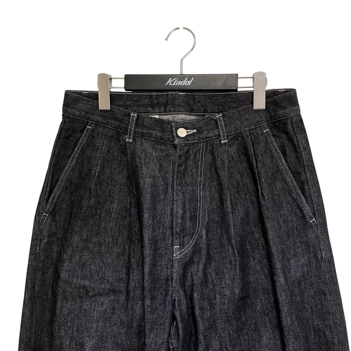 COLORFAST DENIM TWO TUCK PANTSデニムパンツGM251-40217B - Image 3