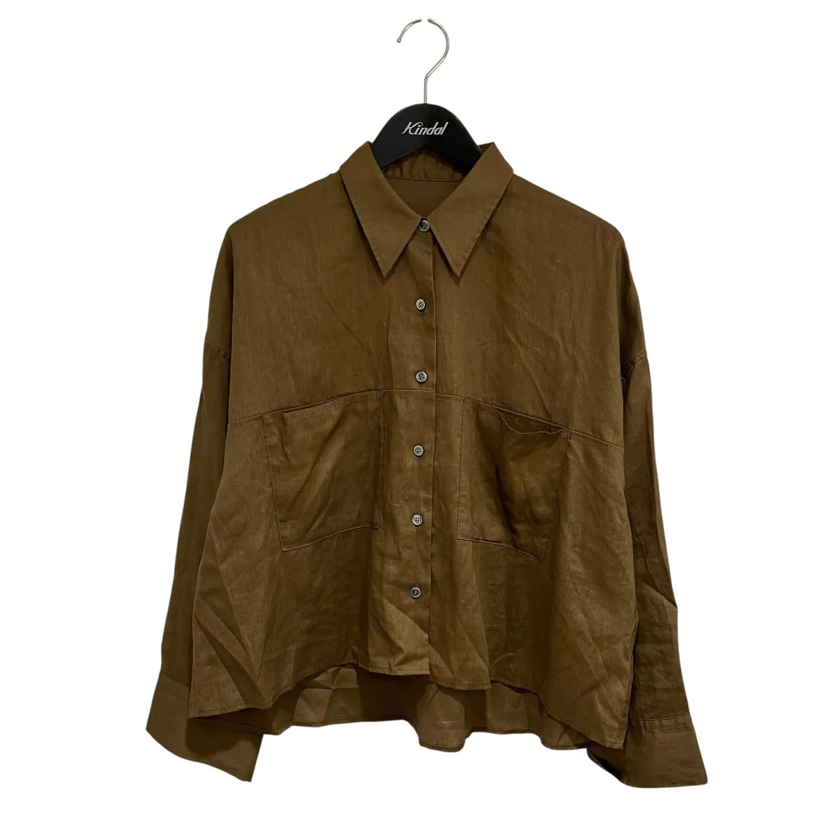 25SSRAMIE LYOCELL CROPPEDシャツ長袖シャツ25-050-922-8600-3-0
