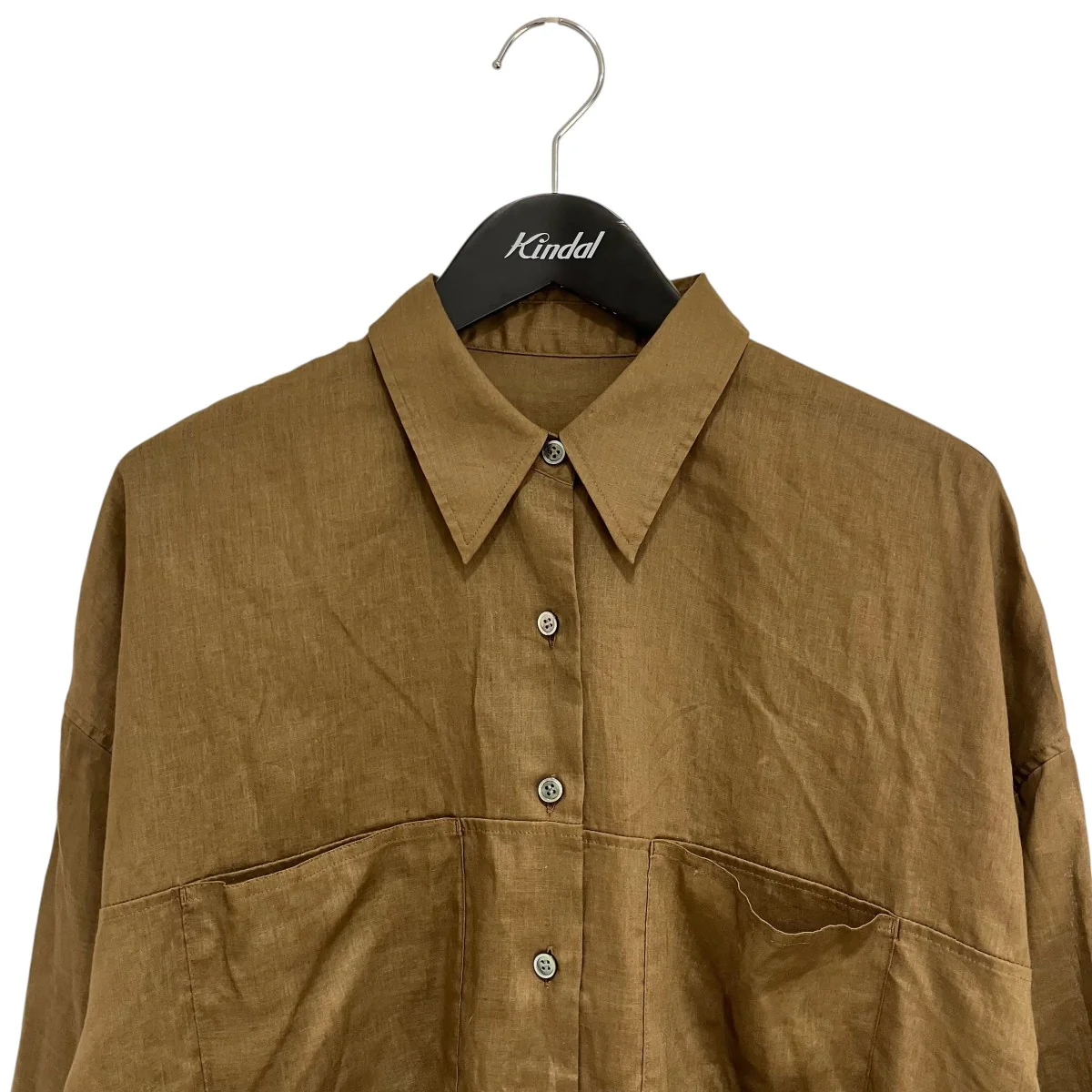 25SSRAMIE LYOCELL CROPPEDシャツ長袖シャツ25-050-922-8600-3-0 - Image 3