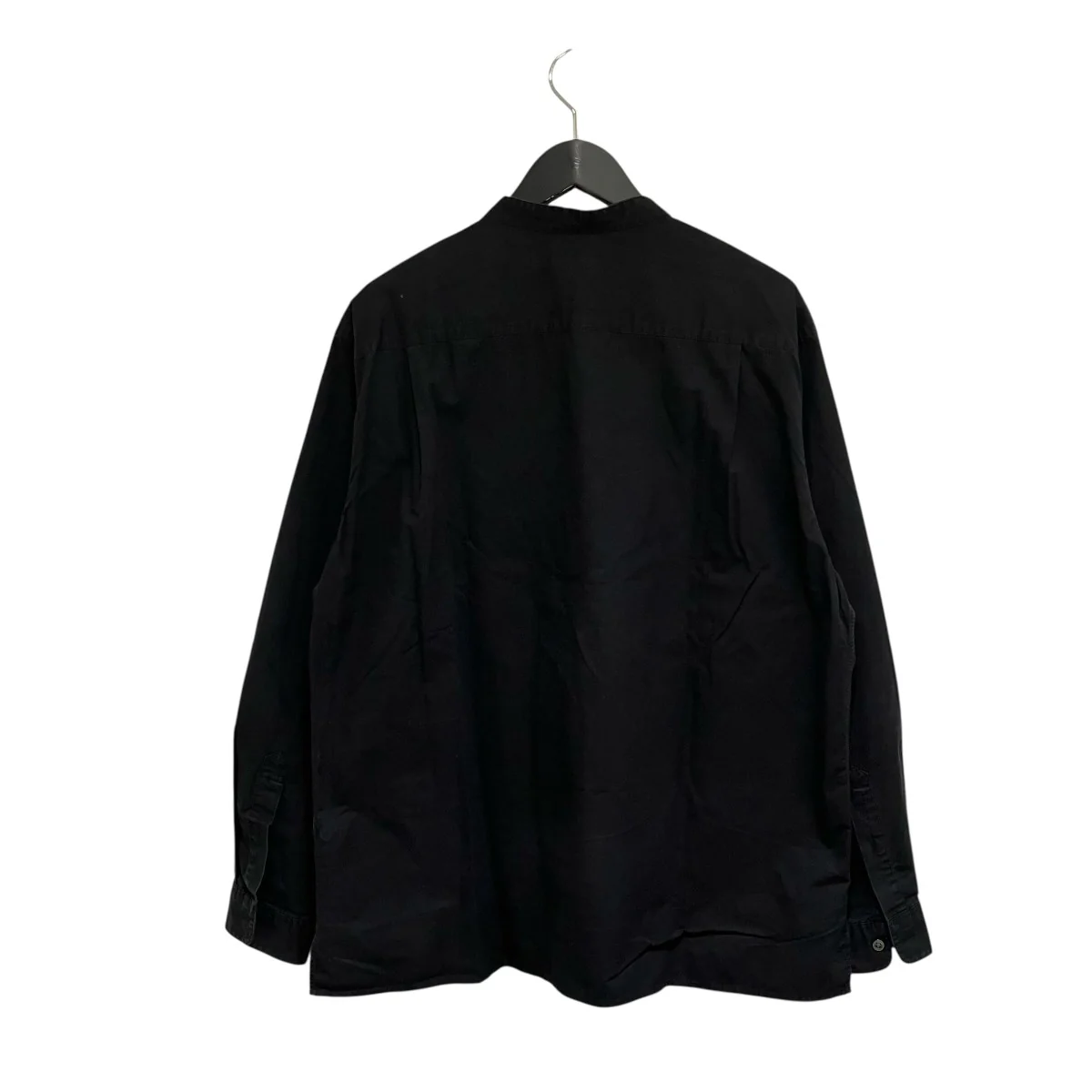 HI CNT TWILL 2POCKET BAND COLLAR SHIRT-BOLDバンドカラーシャツ8111-218-0607 - Image 2