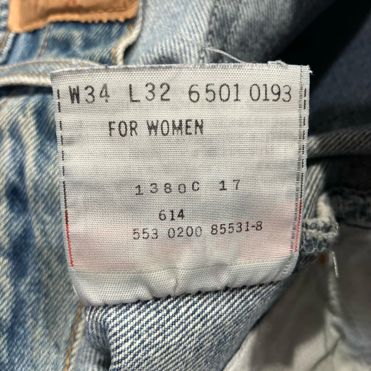 00S501 USA製デニムパンツ6501 0193 - Image 7