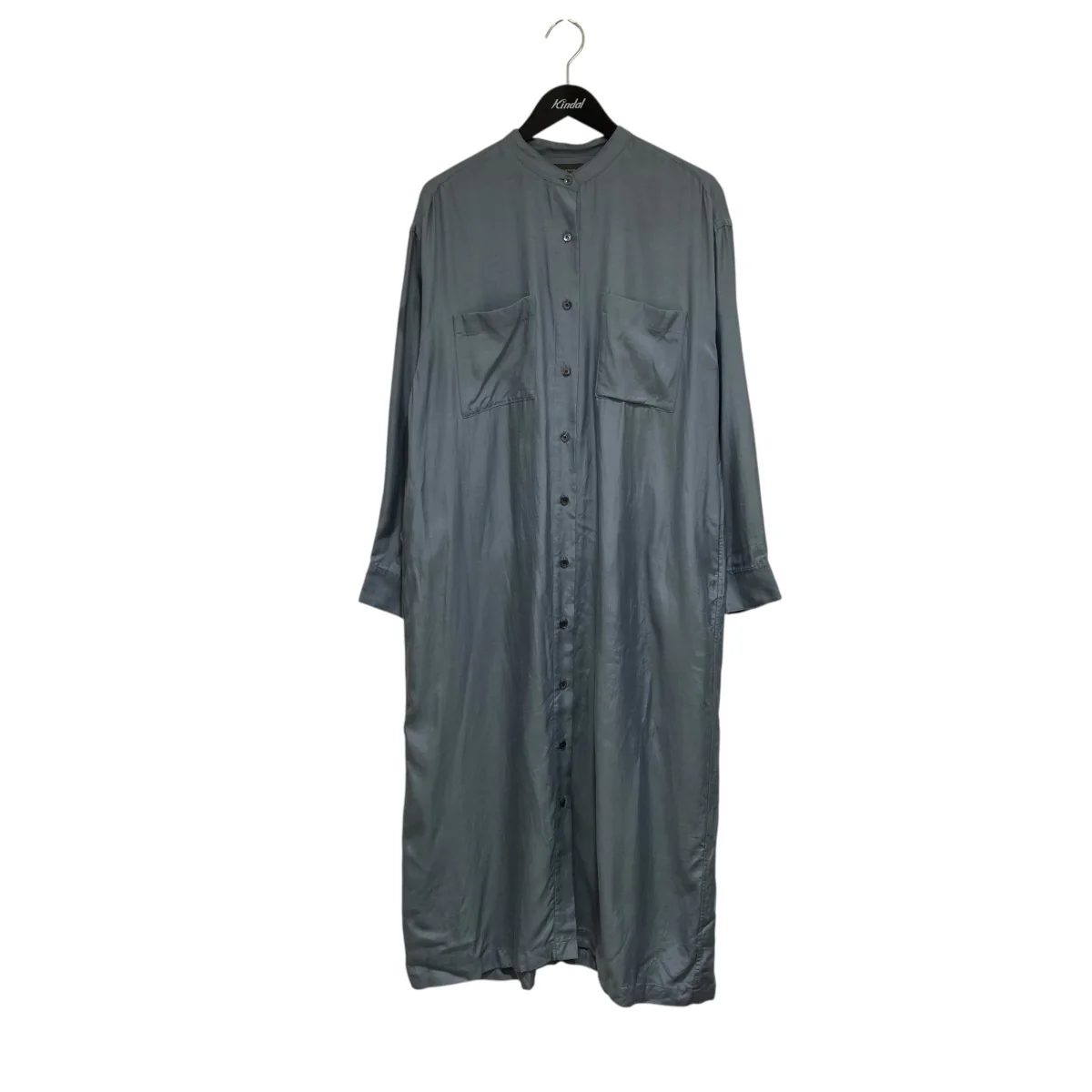 23SSCupro cotton shirt dress長袖ワンピース293205-123