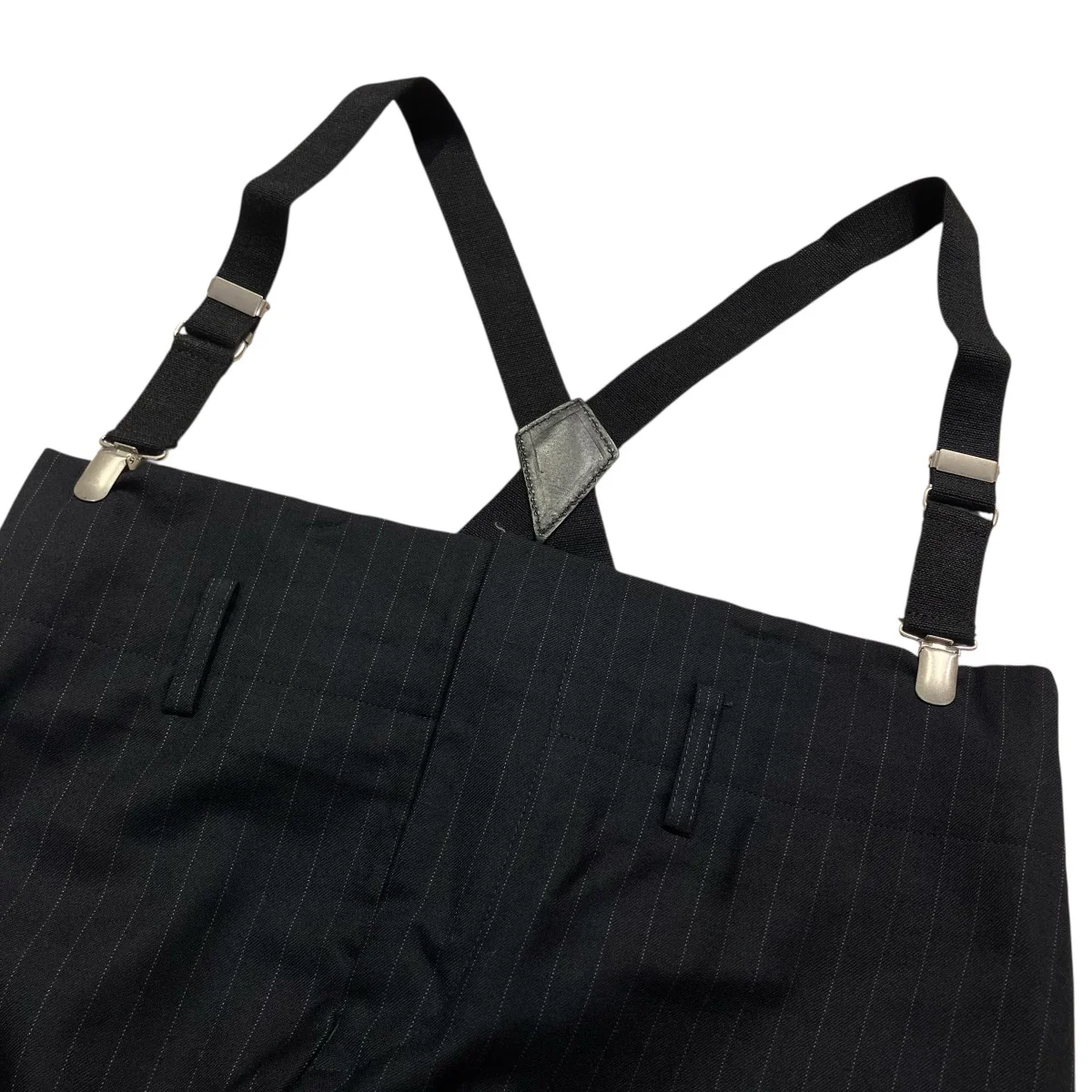 12AWStriped Wool Suspenders SkirtスカートパンツJJ-S027 - Image 4