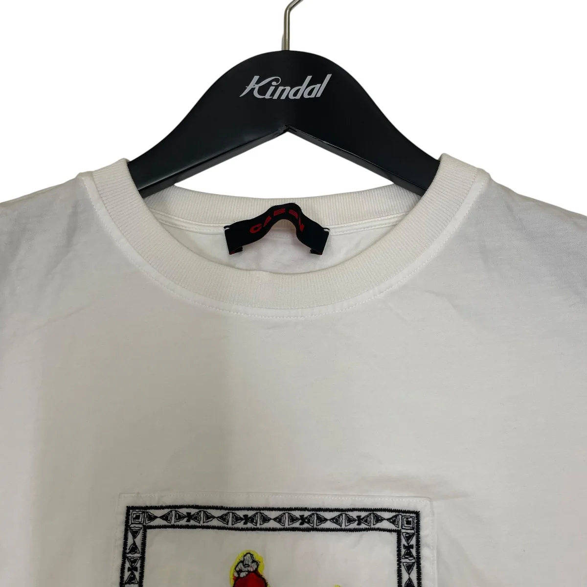 24SSスビンコットン ビンテージフラワーエンブロイダリーTシャツ半袖Tシャツ59-03-41-03008 - Image 3