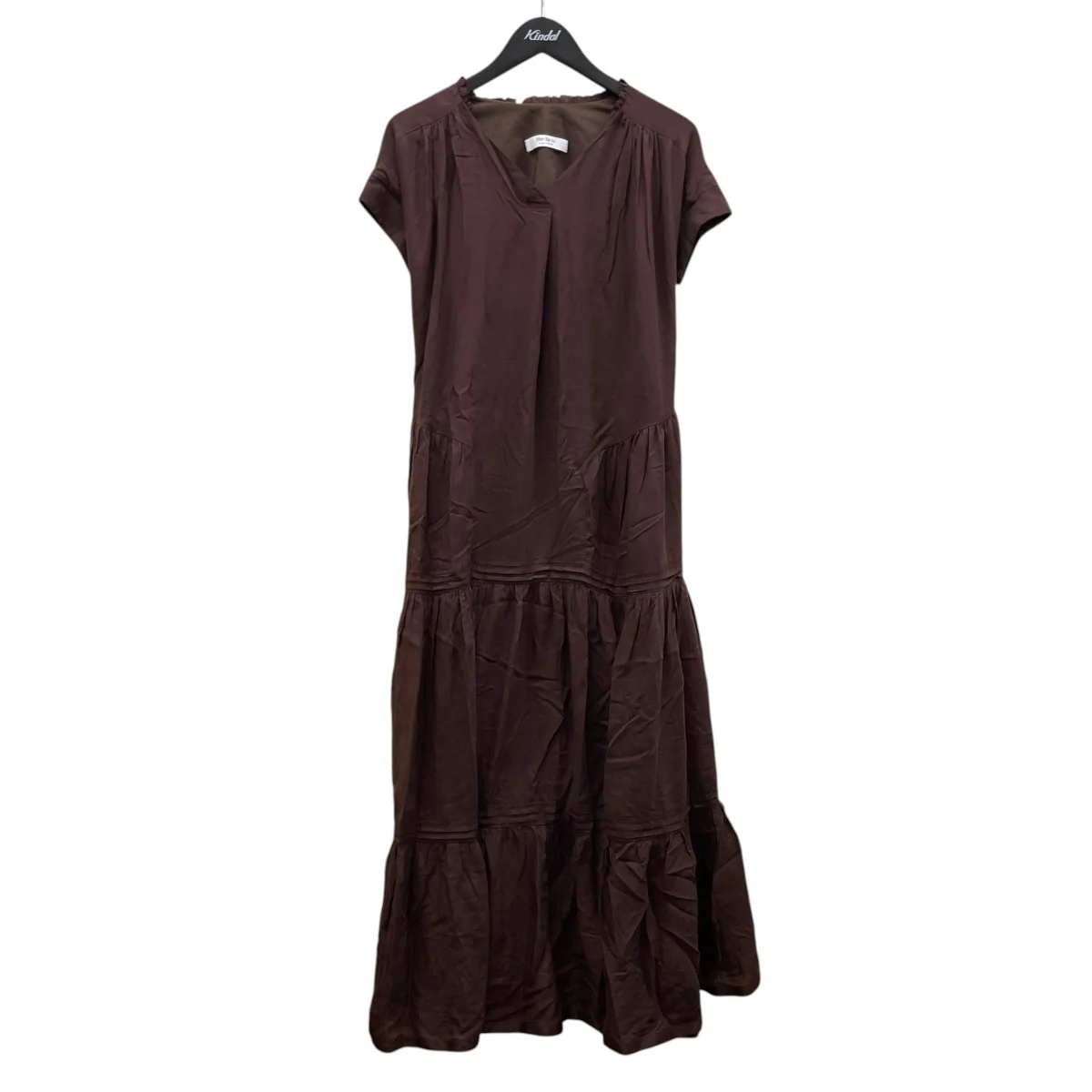 Mistral Belted Shirt DressVネック バックオープン 半袖ワンピース1252305225