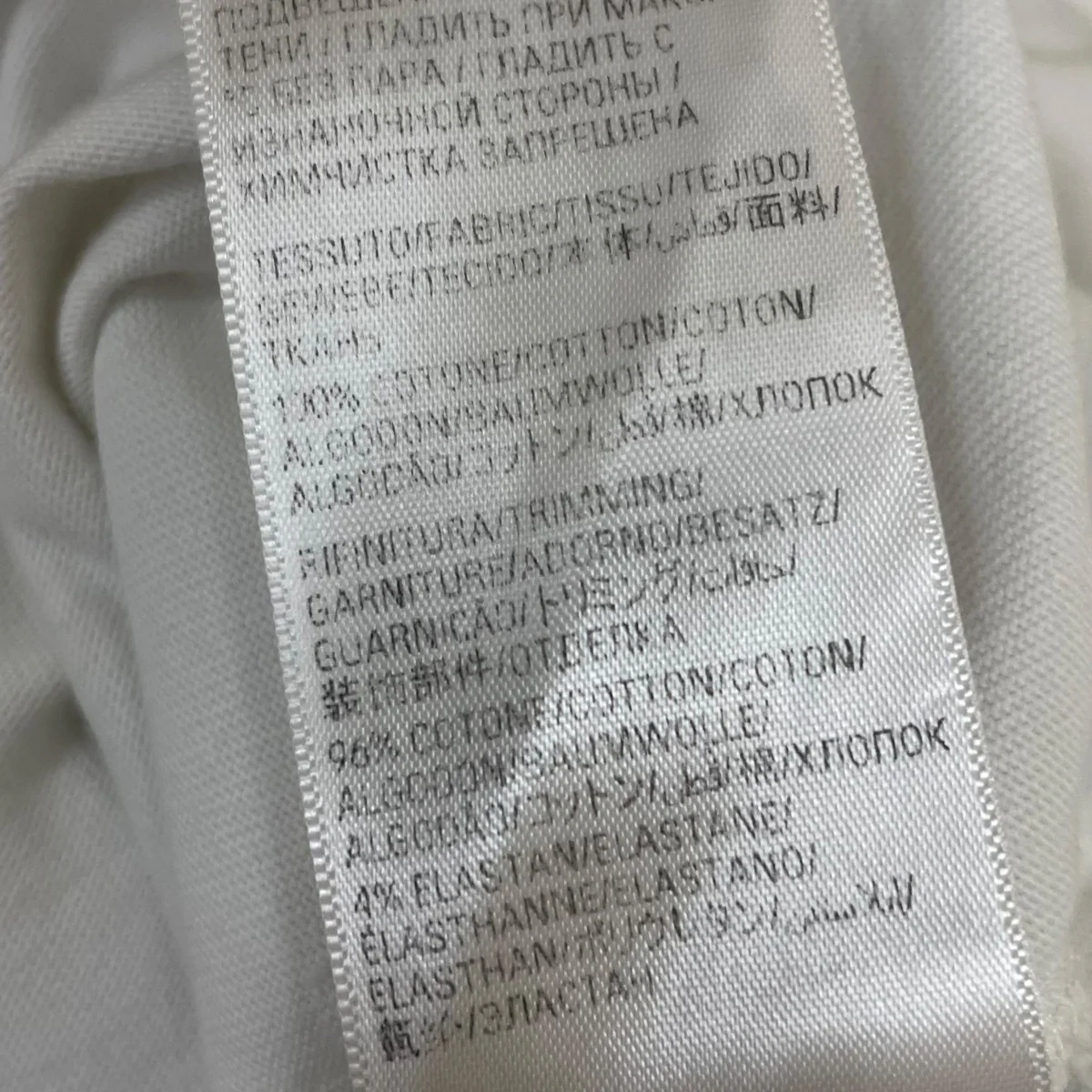 スワロフスキーブランドロゴ ラインストーン 半袖Tシャツ コットンTシャツ641655 - Image 6