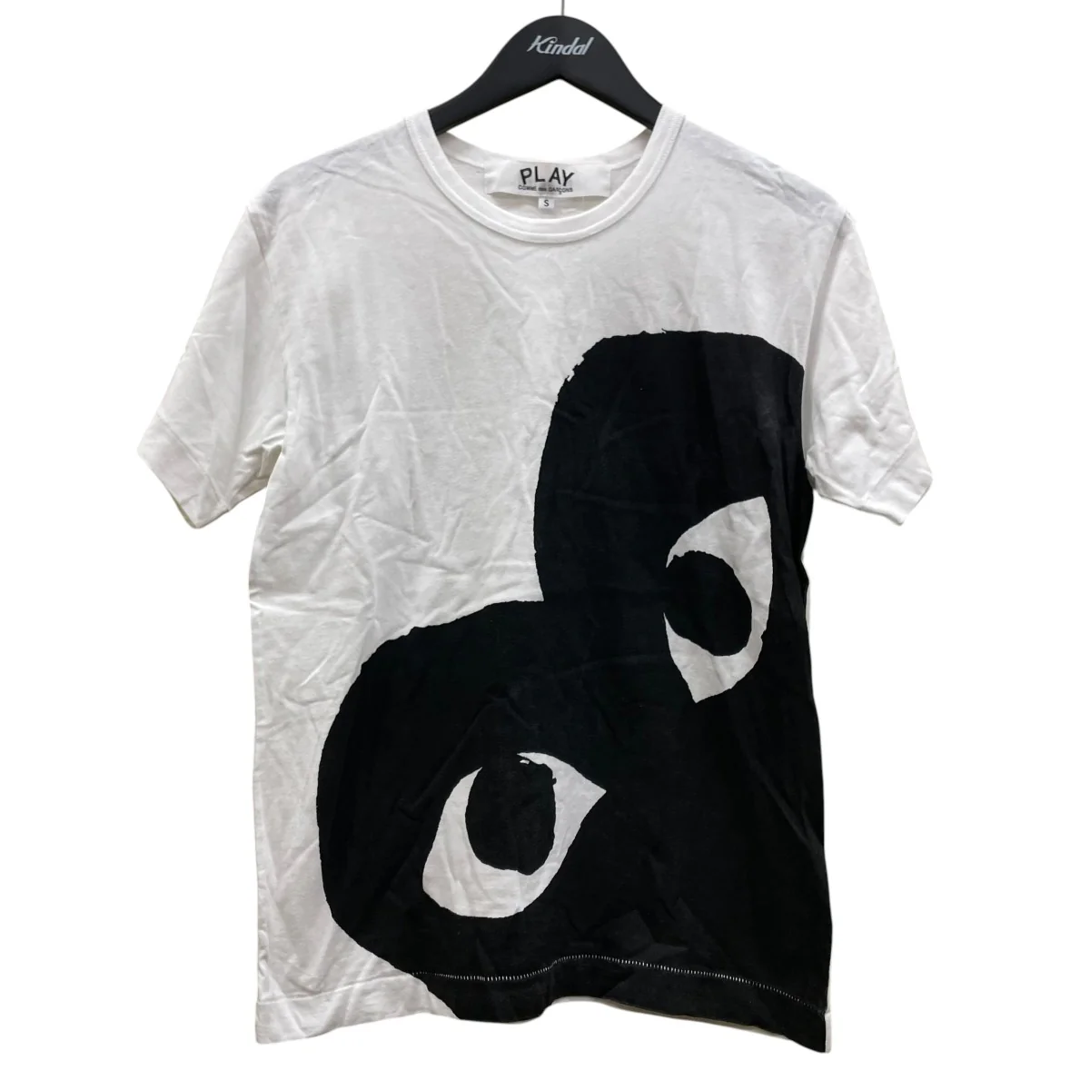 BIG LOGO PRINT T-SHIRTハートロゴプロント 半袖Tシャツ コットンTシャツAX T347
