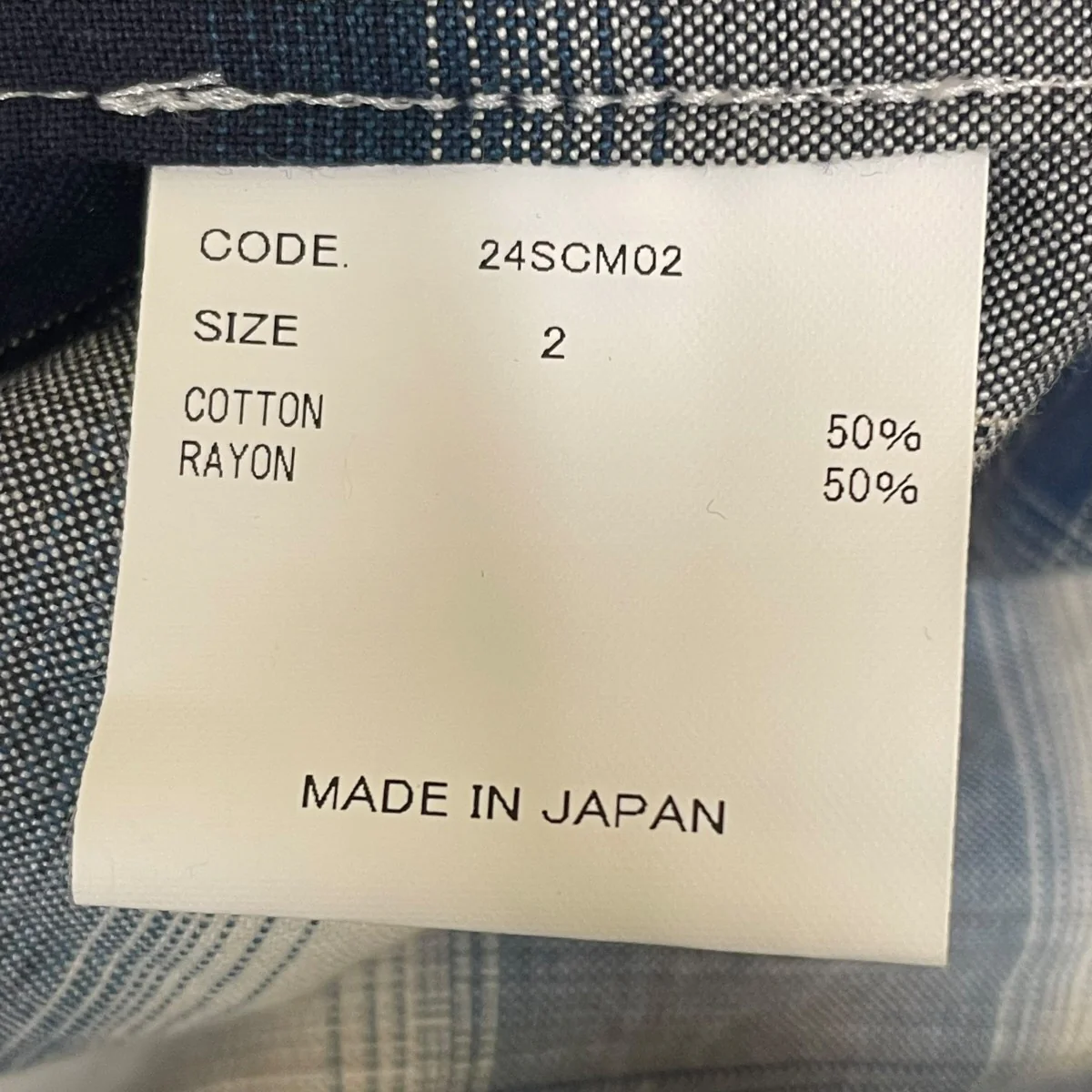 OPEN COLLAR S S SHIRTS半袖シャツ24SCM02 - Image 5
