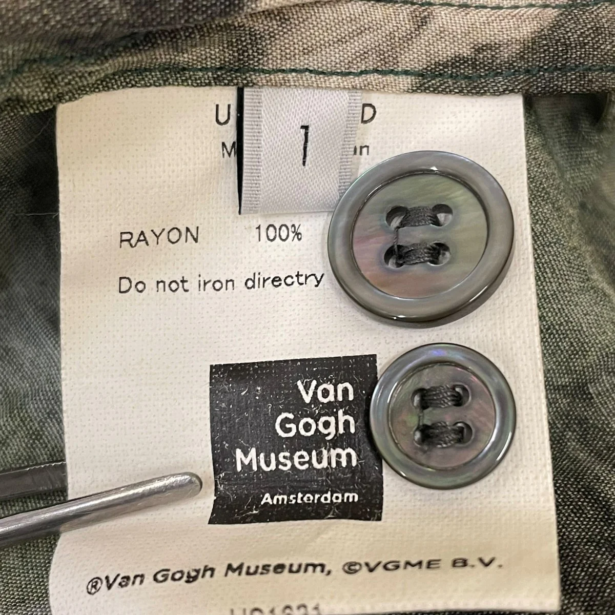 Van Gogh Museum半袖シャツUS1631 - Image 5