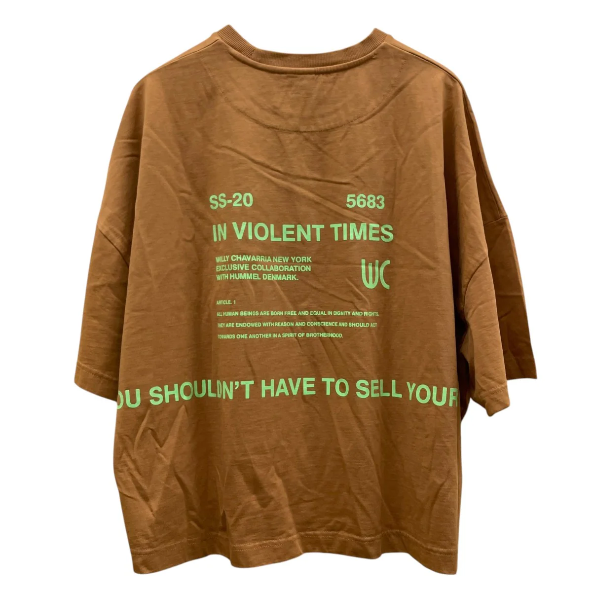 プリント 半袖Tシャツ コットンTシャツHM207467 - Image 2