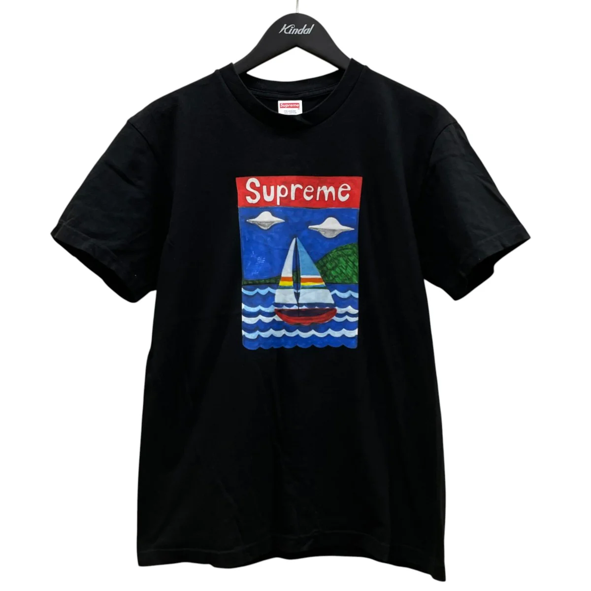 Sailboat Teeヨット プリント 半袖Tシャツ コットンTシャツ