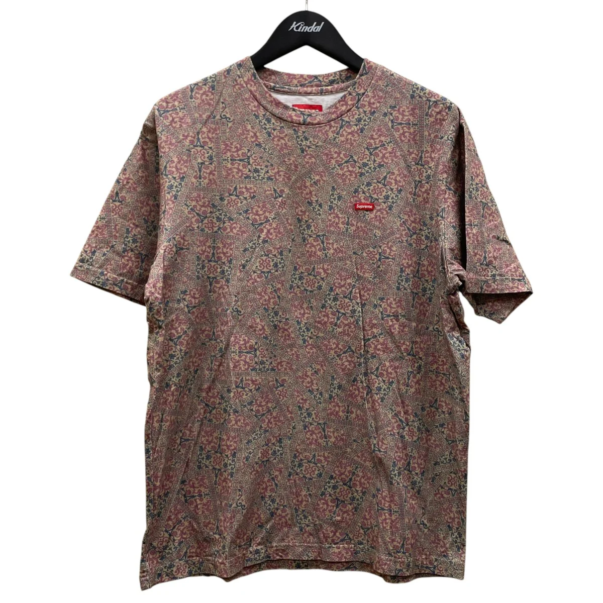 Small Box Tee総柄 プリント 半袖Tシャツ コットンTシャツ