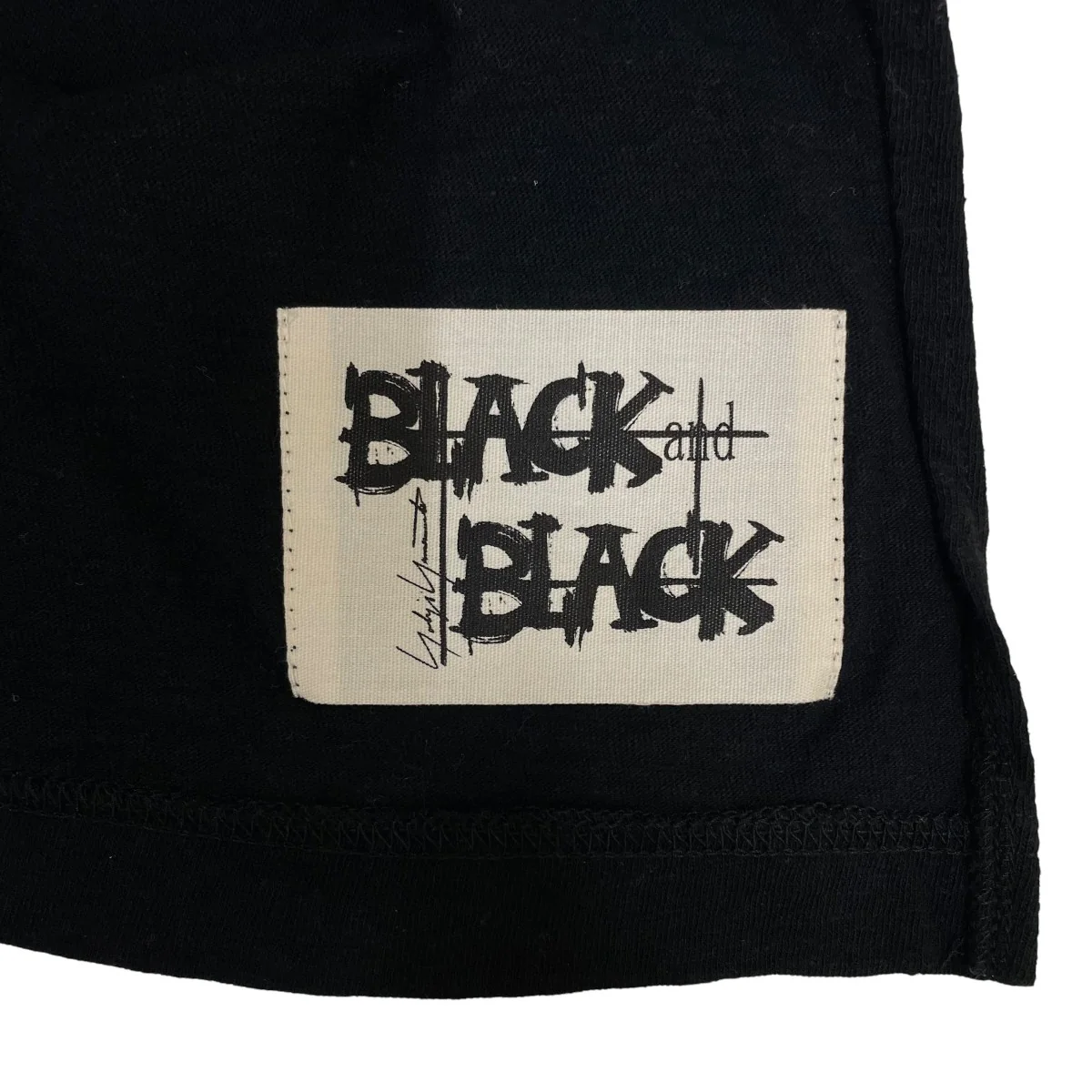 BLACK and BLACKオーバーサイズ 半袖Tシャツ コットンTシャツND T77 072 - Image 5