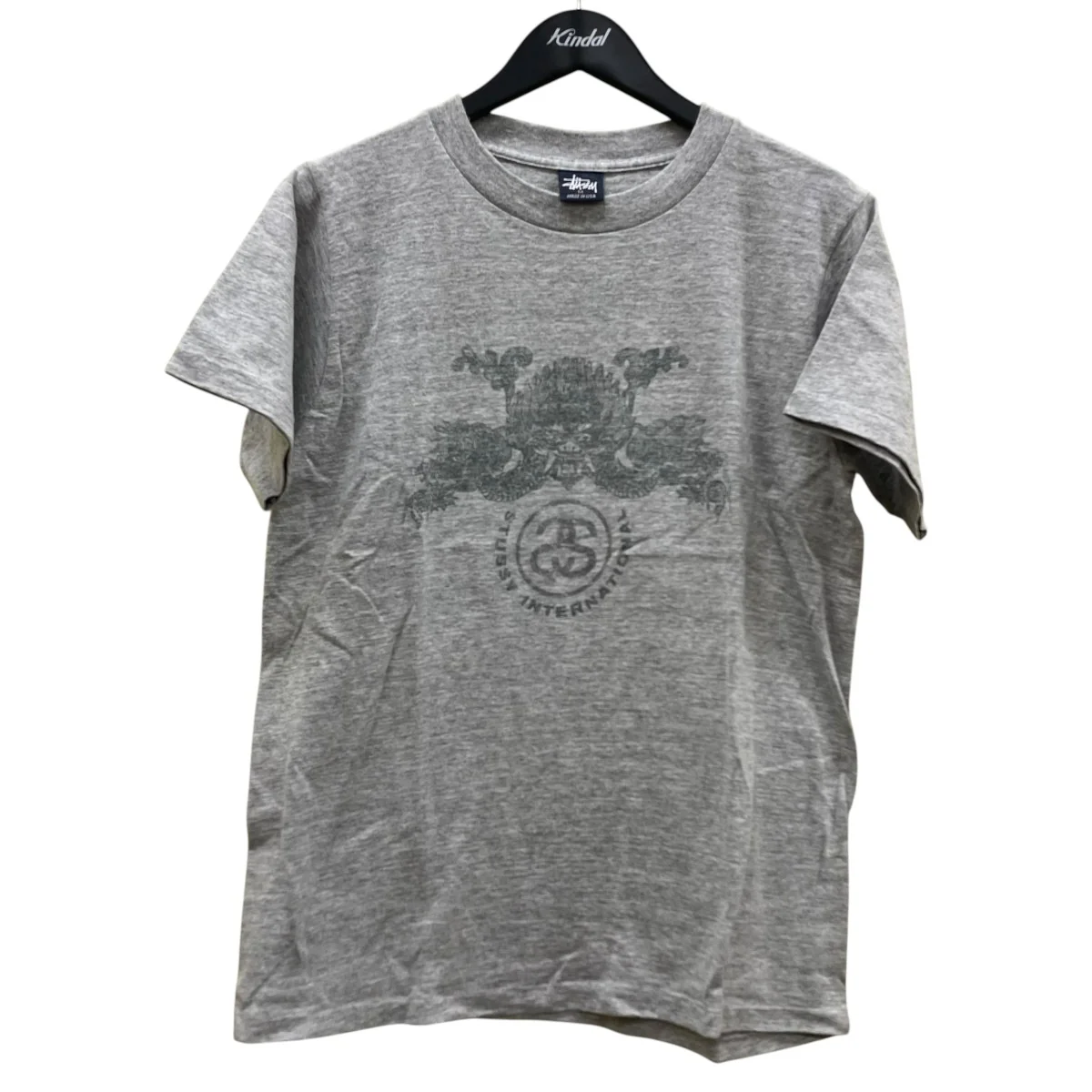 紺タグ90s ドラゴンプリント 半袖Tシャツ コットンTシャツ