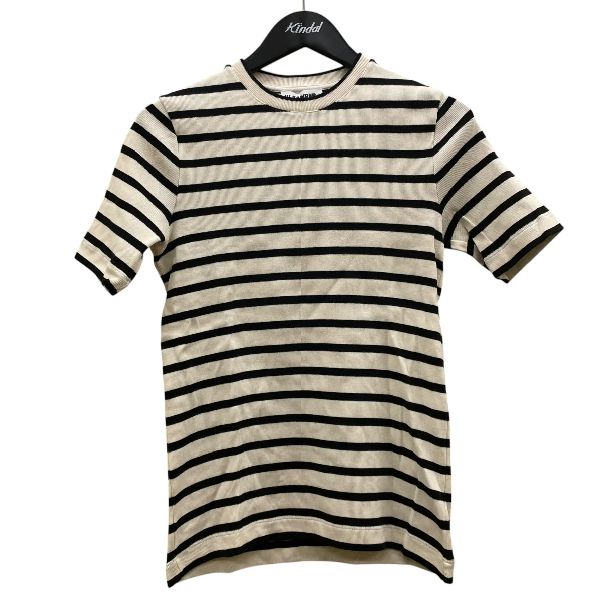 バックロゴ ワッペン ボーダーTシャツ コットンTシャツJ40GC0111