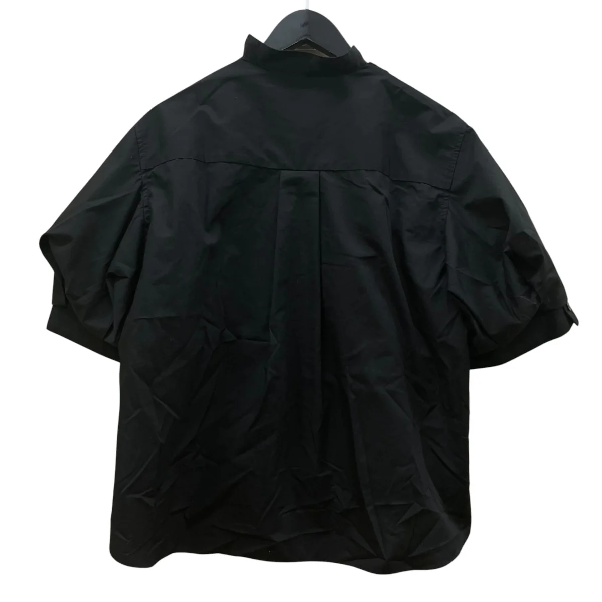 23SSCotton Poplin T-Shirt切替 再構築 ショート丈 半袖Tシャツ コットンTシャツ23 06557 - Image 2